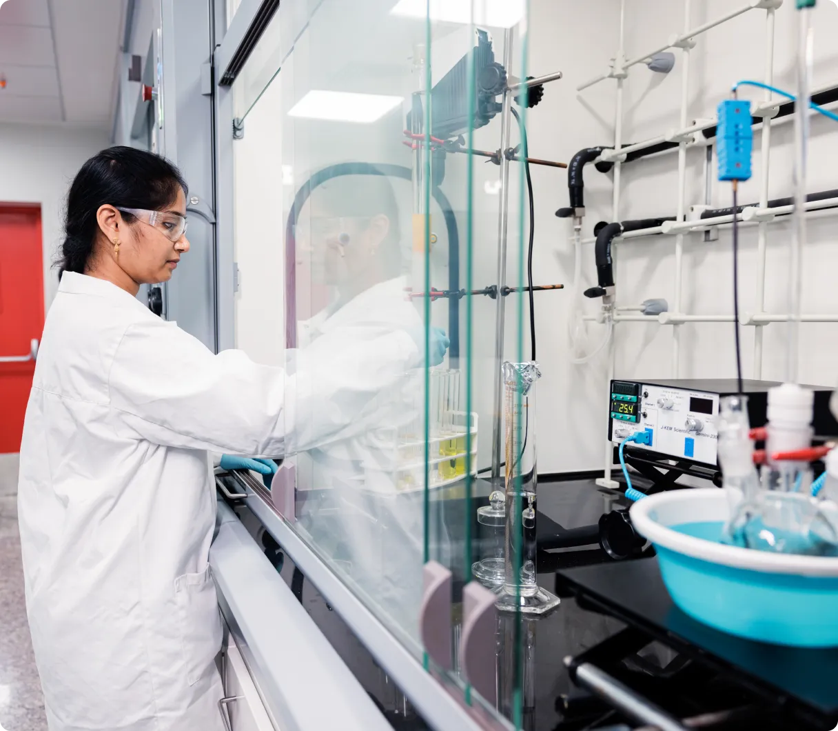 One of Honour's 200+ scientists working from a cGMP certified research and development lab